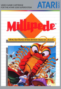 Millipede Atari 5200 US box art